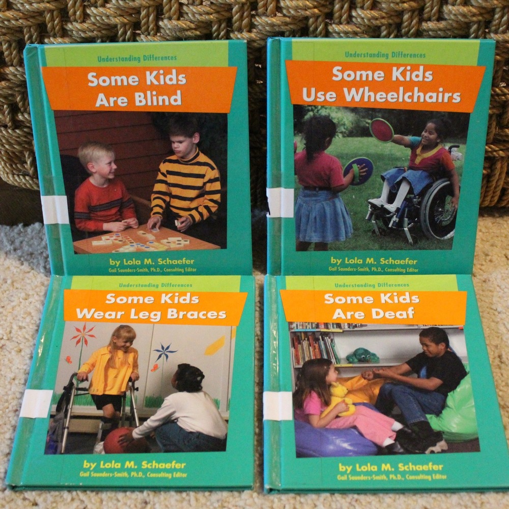 Pebble Books Understanding Differences 4 Book Set Lola Schaefer Preschool Preppy